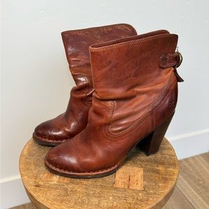 Frye Buckle Booties